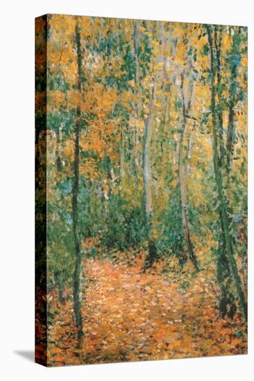 Wood Lane-Claude Monet-Stretched Canvas