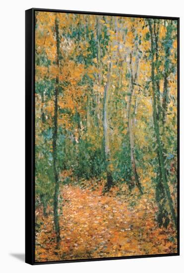 Wood Lane-Claude Monet-Framed Stretched Canvas