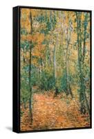 Wood Lane-Claude Monet-Framed Stretched Canvas
