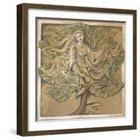 Wood Nymph-Edward Burne-Jones-Framed Giclee Print