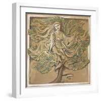 Wood Nymph-Edward Burne-Jones-Framed Giclee Print