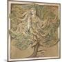 Wood Nymph-Edward Burne-Jones-Mounted Giclee Print