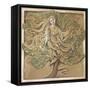 Wood Nymph-Edward Burne-Jones-Framed Stretched Canvas