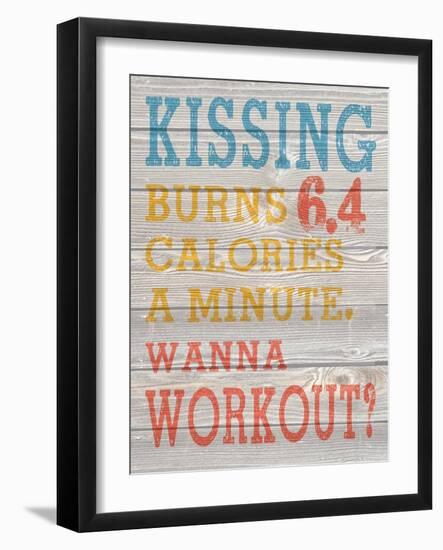 Wood Panel Typography 5-Melody Hogan-Framed Art Print