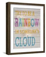 Wood Panel Typography 6-Melody Hogan-Framed Art Print