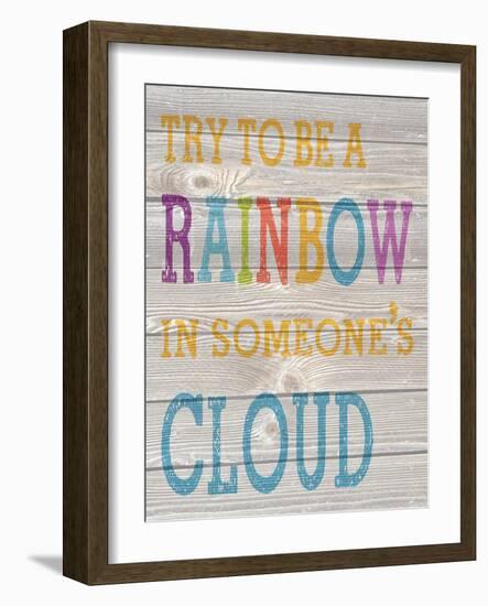 Wood Panel Typography 6-Melody Hogan-Framed Art Print