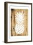 Wood Pineapple-OnRei-Framed Art Print