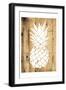 Wood Pineapple-OnRei-Framed Art Print