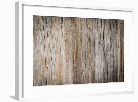 Wood Plank Wall Texture Background-Madredus-Framed Photographic Print