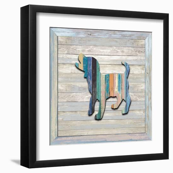 Wood Puppy 3, 2024-Tim Ashwood-Framed Art Print