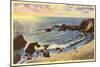 Wood's Cove, Laguna Beach, California-null-Mounted Art Print