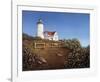 Wood's Hole Lighthouse-Daniel Pollera-Framed Art Print