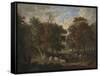 Wood Scene-Robert Ladbrooke-Framed Stretched Canvas