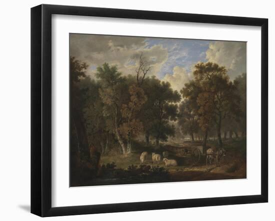 Wood Scene-Robert Ladbrooke-Framed Giclee Print