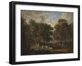 Wood Scene-Robert Ladbrooke-Framed Giclee Print