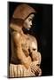 Wood sculpture of Virgin and Child, France-Godong-Mounted Photographic Print