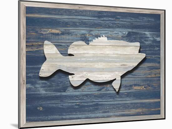 Wood Sea Bass, 2024-Tim Ashwood-Mounted Art Print