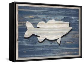 Wood Sea Bass, 2024-Tim Ashwood-Framed Stretched Canvas