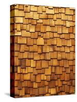 Wood Shingle Siding-Mark E. Gibson-Stretched Canvas