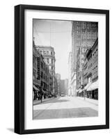 Wood Street, Pittsburg, Pa.-null-Framed Photo