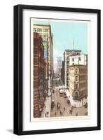 Wood Street, Pittsburgh, Pennsylvania-null-Framed Art Print