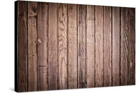 Wood Texture. Background Old Panels-Kalina Vova-Stretched Canvas