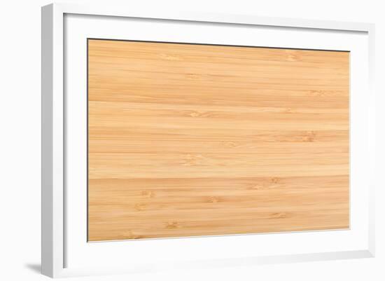 Wood Texture Cutting Board Background-karandaev-Framed Photographic Print