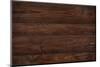 Wood Texture Plank Grain Background, Wooden Desk Table or Floor, Old Striped Timber Board-Vladimirs-Mounted Photographic Print