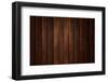 Wood Texture Wall with Boards-luckyraccoon-Framed Photographic Print