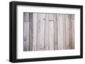 Wood Texture with Cracked Paint-manera-Framed Photographic Print