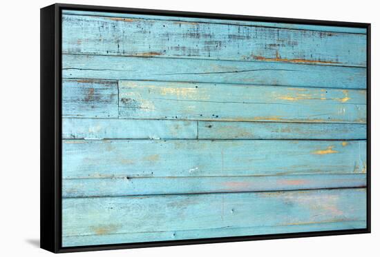 Wood - Texture-Blacknote-Framed Stretched Canvas