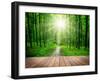 Wood Textured Backgrounds in a Room Interior on the Forest Backgrounds-Kalina Vova-Framed Photographic Print