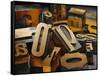 Wood Types-Martin Paul-Framed Stretched Canvas