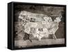 Wood USA-Jace Grey-Framed Stretched Canvas