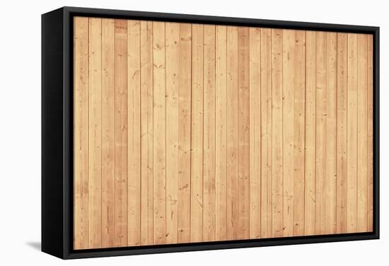 Wood Wall-pinkypills-Framed Stretched Canvas