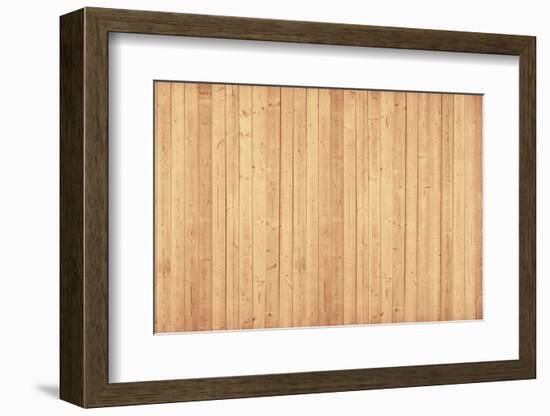 Wood Wall-pinkypills-Framed Photographic Print