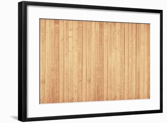 Wood Wall-pinkypills-Framed Photographic Print