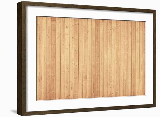 Wood Wall-pinkypills-Framed Photographic Print