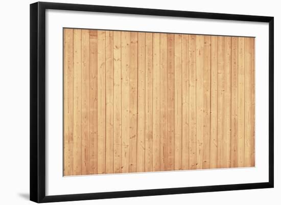 Wood Wall-pinkypills-Framed Photographic Print