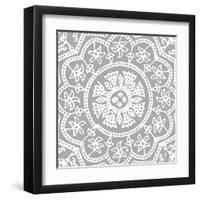 Woodblock Pattern I-Sabine Berg-Framed Art Print