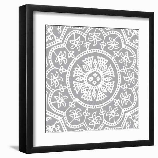 Woodblock Pattern I-Sabine Berg-Framed Art Print