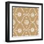 Woodblock Pattern III-Sabine Berg-Framed Art Print