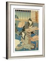Woodblock Production-null-Framed Giclee Print