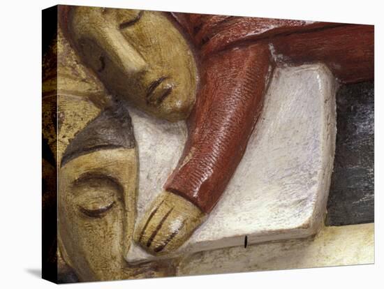 Woodcarving Detail of Ballintubber Abbey, County Mayo, Ireland-William Sutton-Stretched Canvas