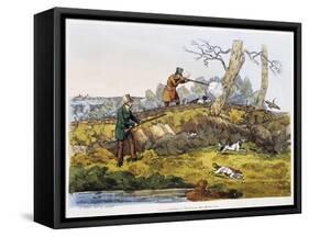 Woodcock Hunting, 1820-Henry Alken-Framed Stretched Canvas