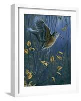 Woodcock on the Wing-Wilhelm Goebel-Framed Giclee Print