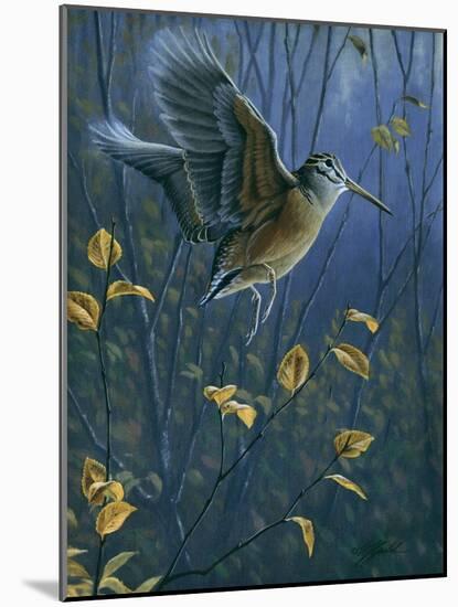 Woodcock on the Wing-Wilhelm Goebel-Mounted Giclee Print