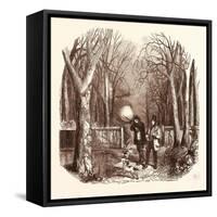 Woodcock Shooting-null-Framed Stretched Canvas