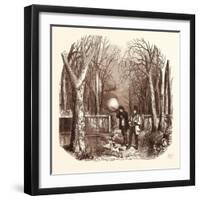 Woodcock Shooting-null-Framed Premium Giclee Print