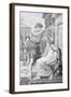 Woodcut after Julius Caesar Refusing Imperial Crown by Tadema-null-Framed Giclee Print